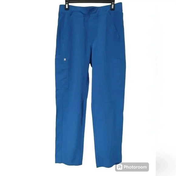 Figs royal blue Axim Cargo Scrub Pants™ medium - Picture 7 of 9